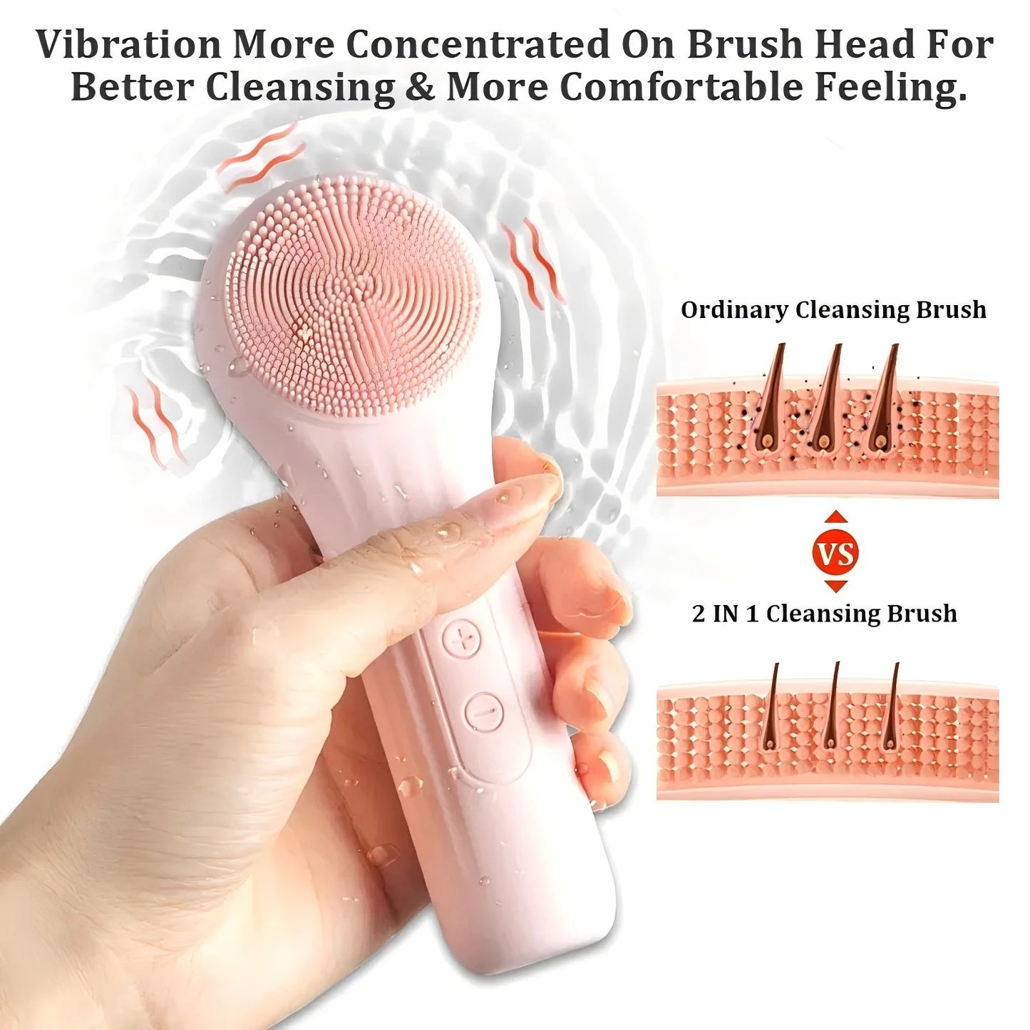 GlowPlus Pro Facial Cleansing Brush